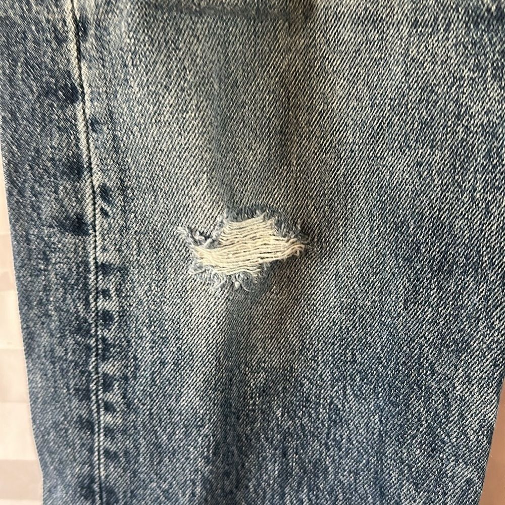 Levi's 501 Distressed Button Fly Jeans Men's Size 33x30 Classic Fit Denim - Picture 5 of 5